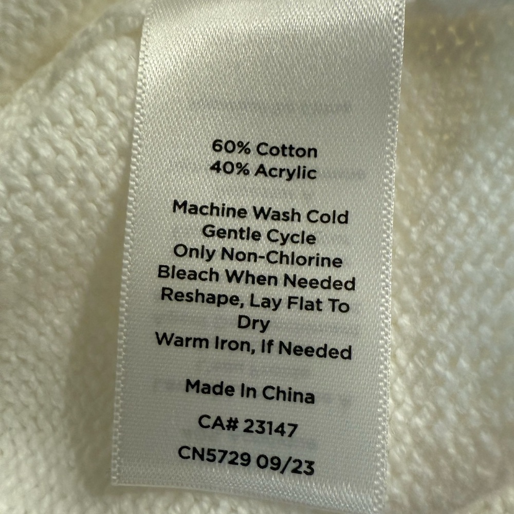 Talbots White V-Neck Sweater - Picture 4 of 7